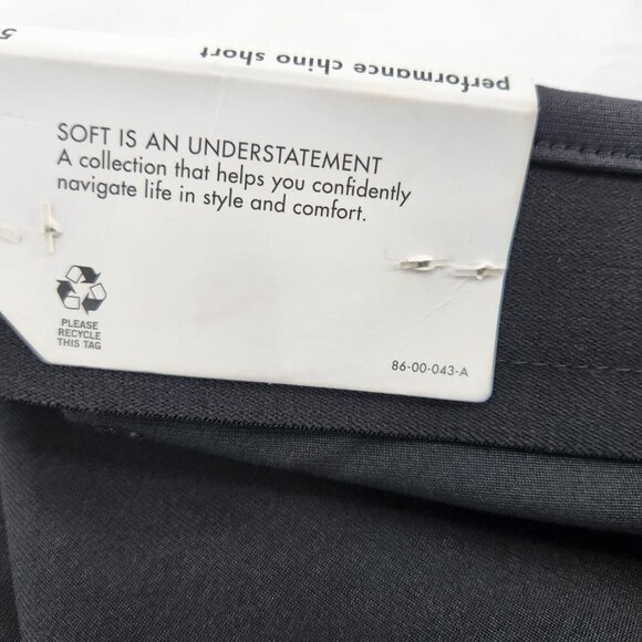 Stylus Performance Chino Shorts, Mens Size 54, Black NEW MSRP $50 - Picture 5 of 6